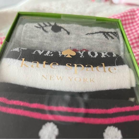 Box set of Kate Spade ♠️ crew socks - Picture 2 of 7